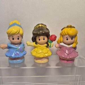 Little People Disney Princess Talkers Character Figures Set Of 3